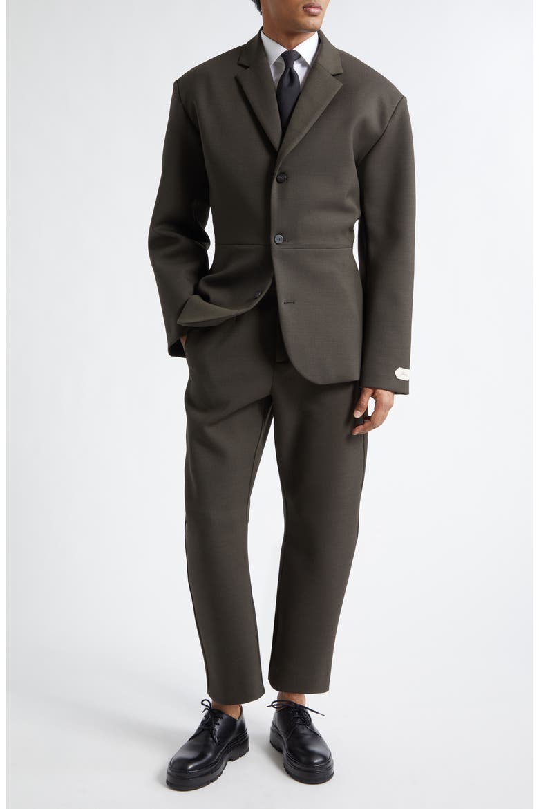 Le Pantalon Gardian Pinched Pants, Alternate, color, DARK KHAKI