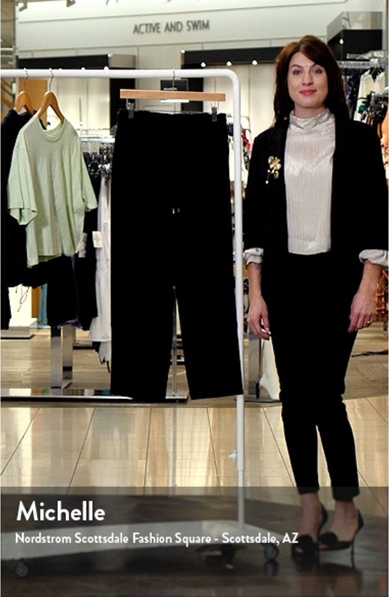 Flowy Drawstring Ankle Pants, sales video thumbnail