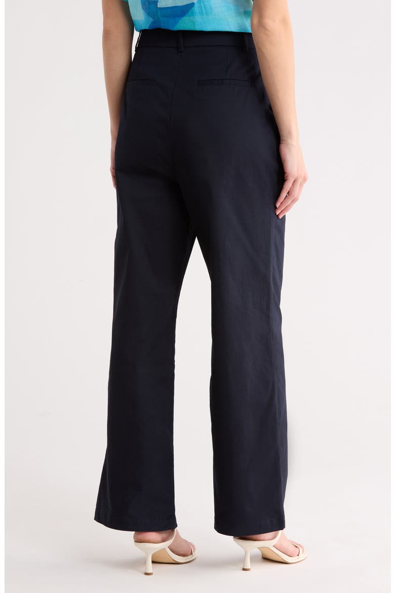 Albane Woven Wide Leg Pants, Alternate, color, BLEU MARINE