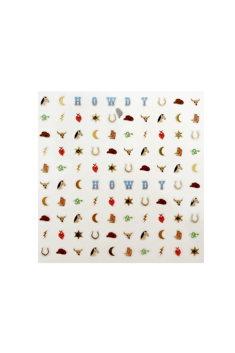 Yeehaw Nail Stickers, Alternate, color, Assorted Pre-Pack