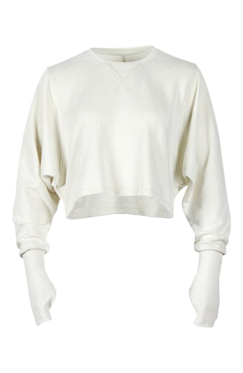 Vitality Remedy Crop Crew, Main, color, Bone Washed