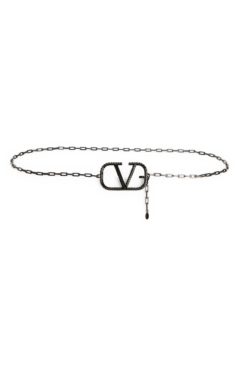 Valentino Garavani VLOGO Signature Chain Belt, Main, color,