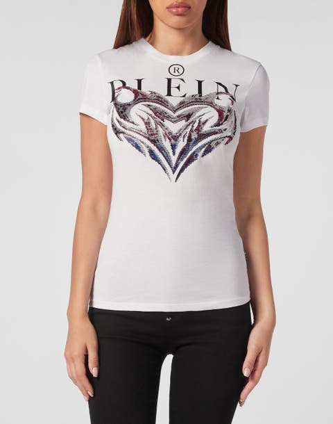 T-Shirt Round Neck Sexy Pure Fit Women