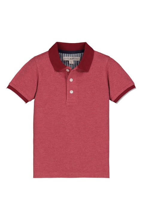 Baby Boys' Organic Pique Polo, Infant