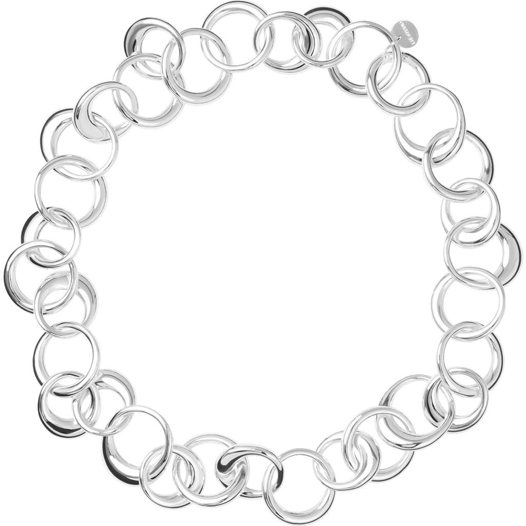 Lie Studio The Laura Silver-plated Necklace In Silver