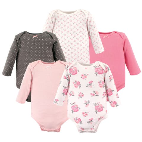 Everyday Long-Sleeve Cotton Bodysuits Bundle of 5 (Baby)