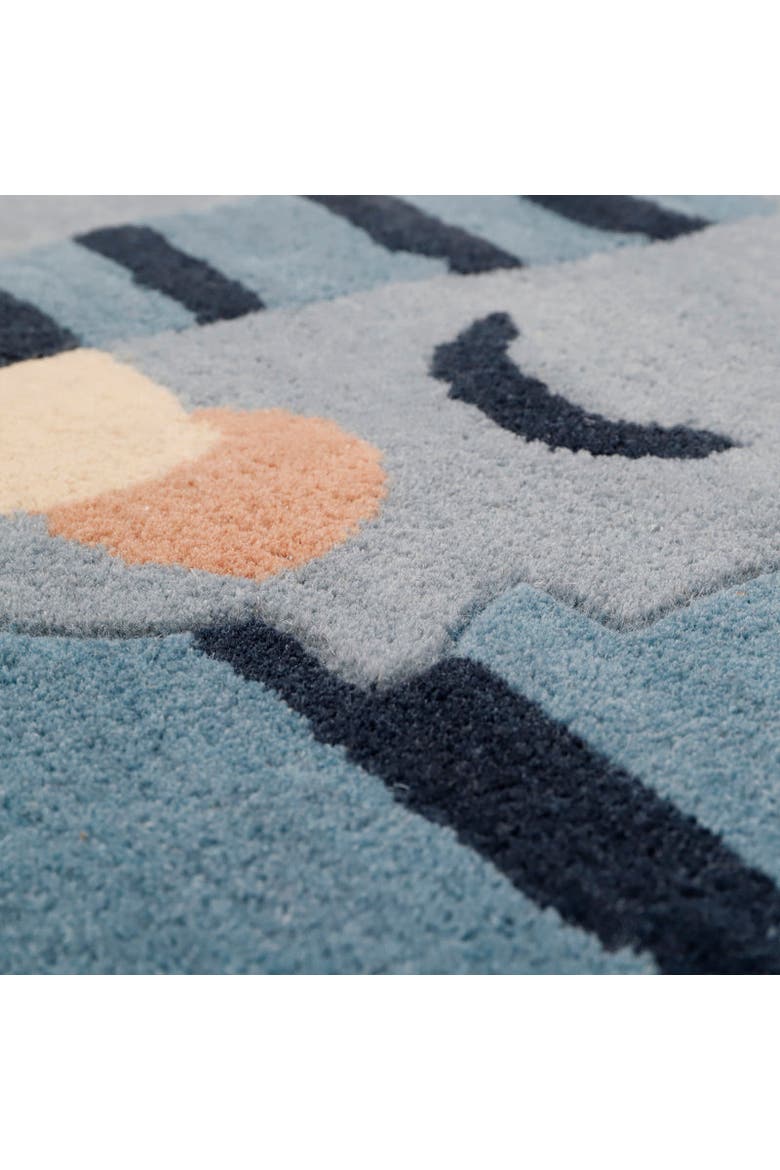 Blue Tigger Rug, Alternate, color, BlUE