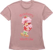 Strawberry Shortcake Women's Strawberry Shortcake Cute Berry Cat Graphic T-Shirt