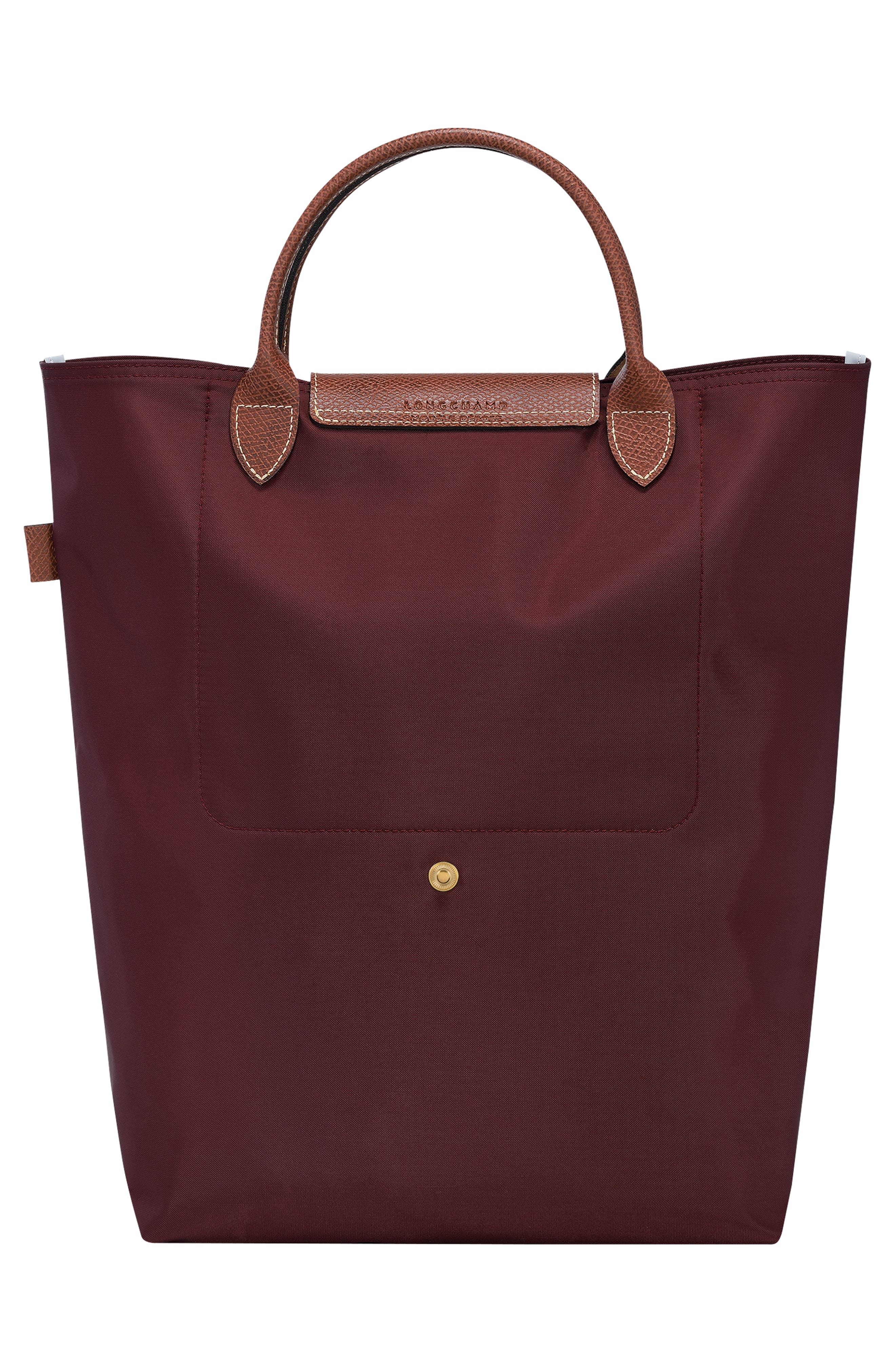 Medium Le Pliage Original Tote Bag, Alternate, color, BURGUNDY