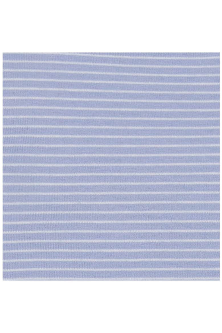 Colette Flutter Sleeve Top Cornflower Blue Mini Stripe, Alternate, color, Cornflower Blue Mini Stripe