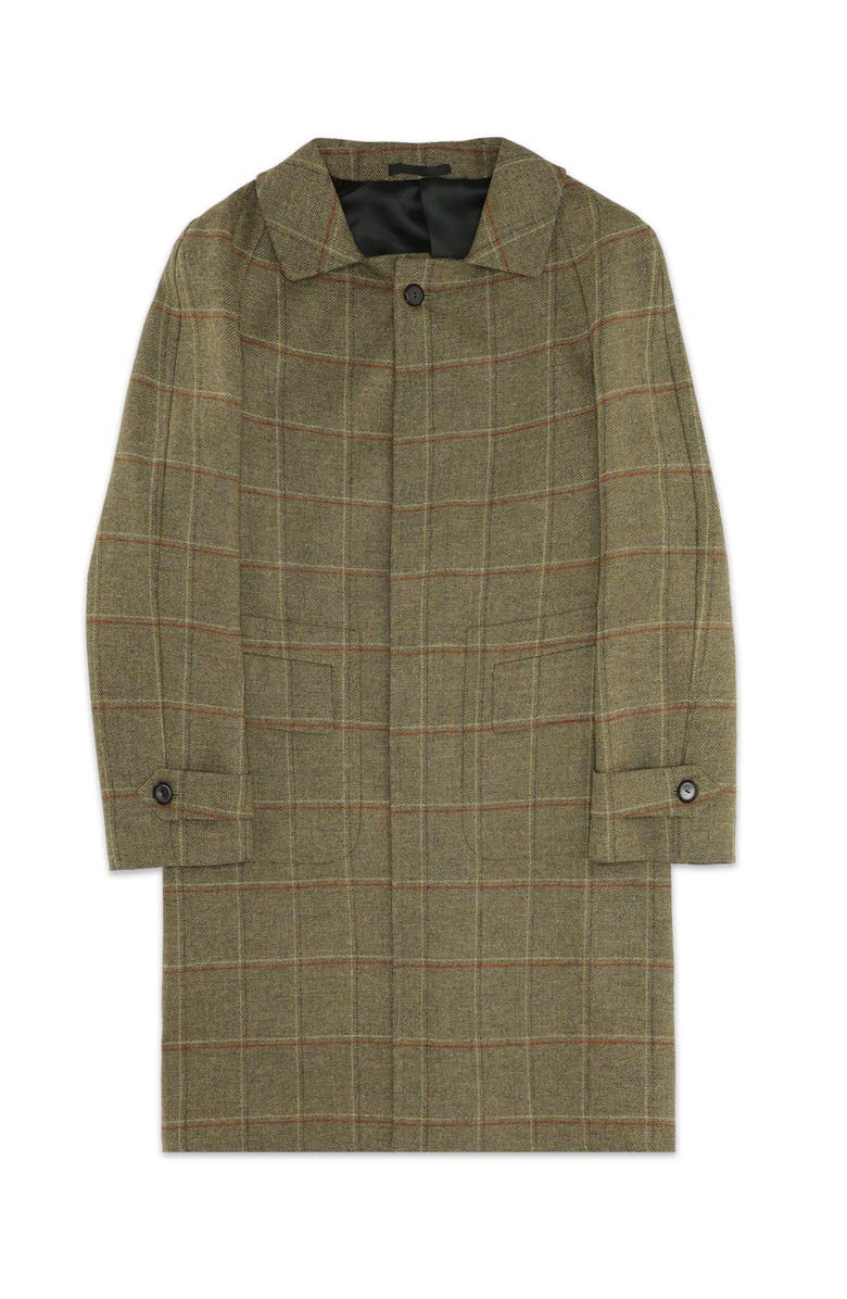 Fortela Classic Plaid Wool Coat, Main, color, Multicolor