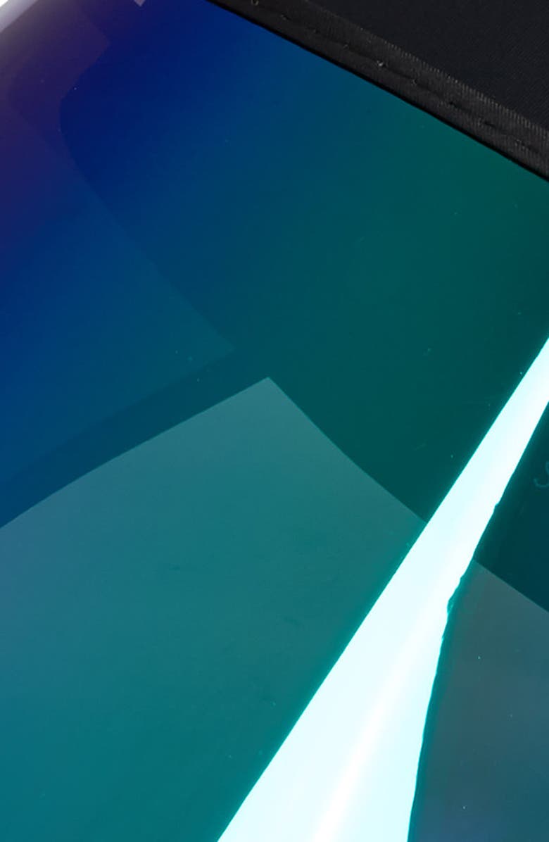 Bluestone Sunshields Full Lux Visor, Alternate, color, Black/ Green Mermaid