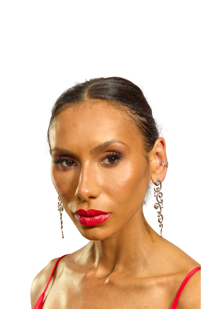 Lucy Quartermaine Elements Ear Cuff, Alternate, color, Sterling Silver