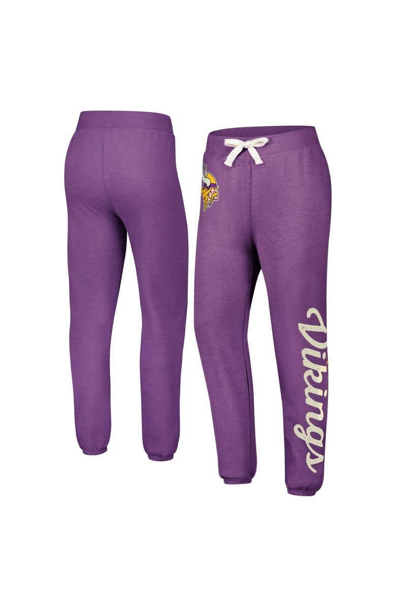 G-III 4HER BY CARL BANKS Women's G-III 4Her by Carl Banks Purple Minnesota Vikings Scrimmage Fleece Pants, Main, color, Purple
