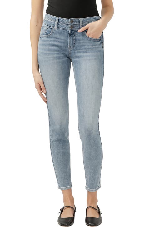 Suki Curvy Mid Rise Skinny Jeans