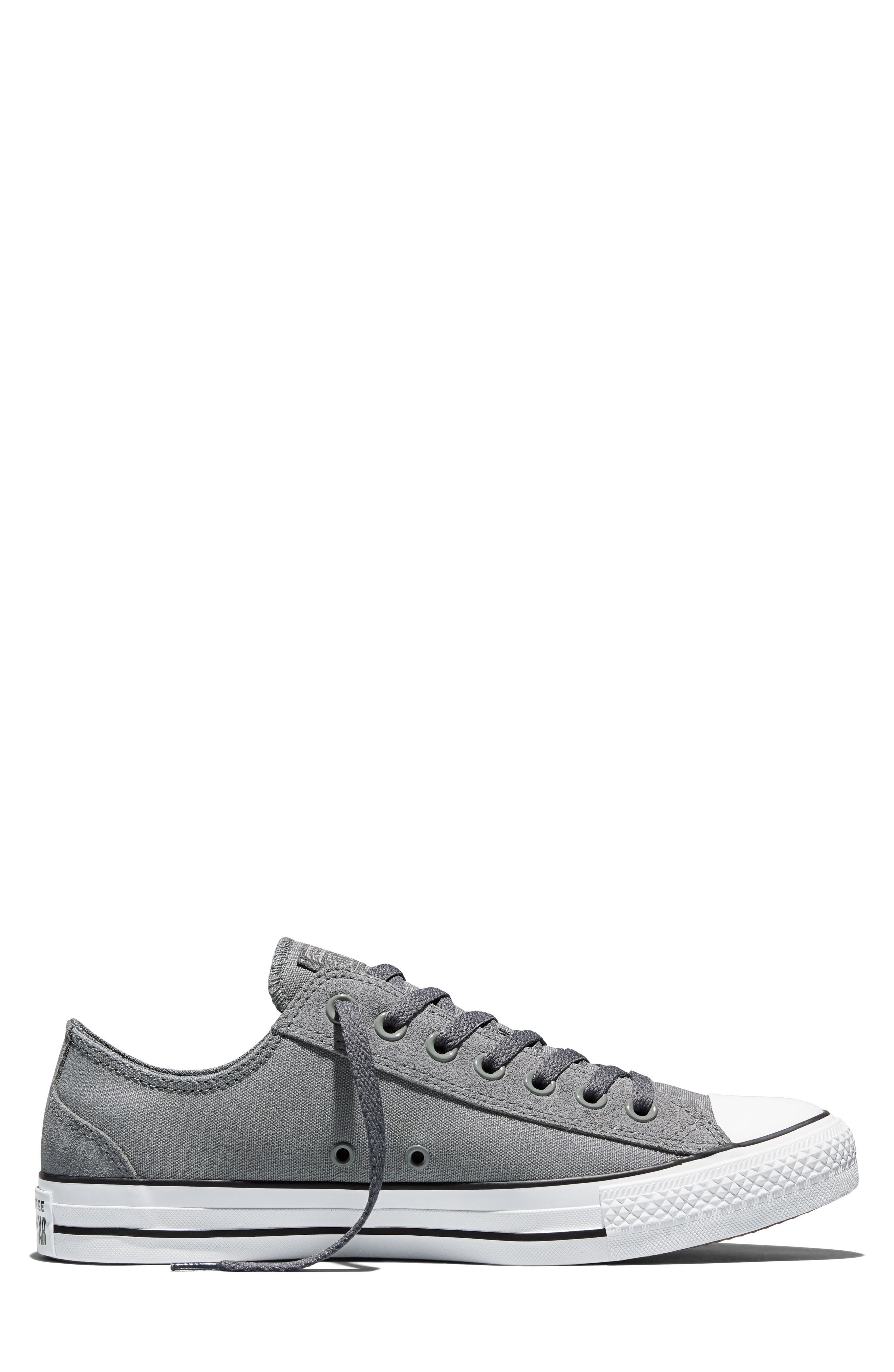 Converse Gender Inclusive Chuck Taylor<sup
®</sup
 All Star<sup
®</sup
 Low Top Sneaker, Alternate, color, Darker Grey/ Dark Matter