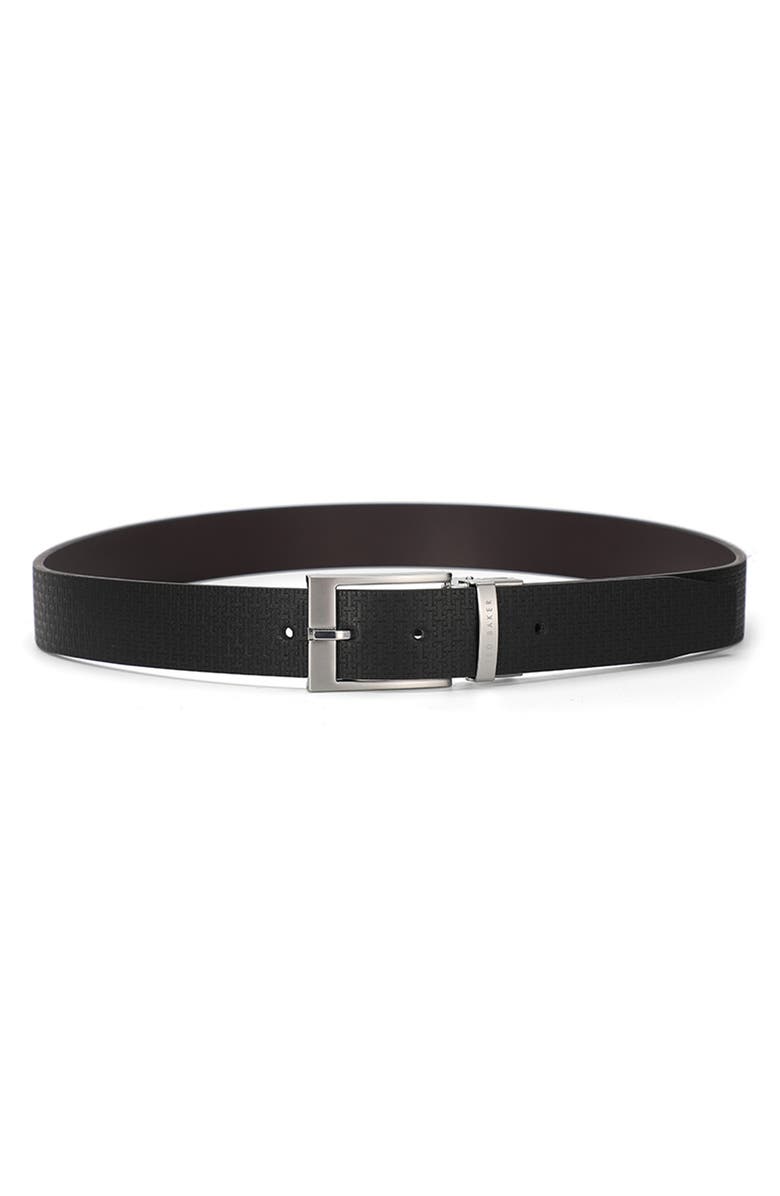 Ted Baker London Reversible Leather Belt, Main, color, Black/ Brown