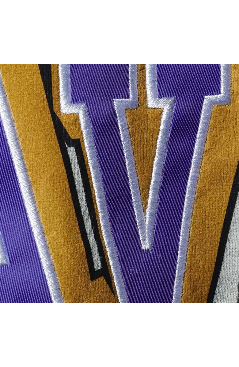 Mitchell & Ness Men's Mitchell & Ness Heathered Gray Baltimore Ravens Big & Tall Allover Print Pullover Sweatshirt, Alternate, color, 