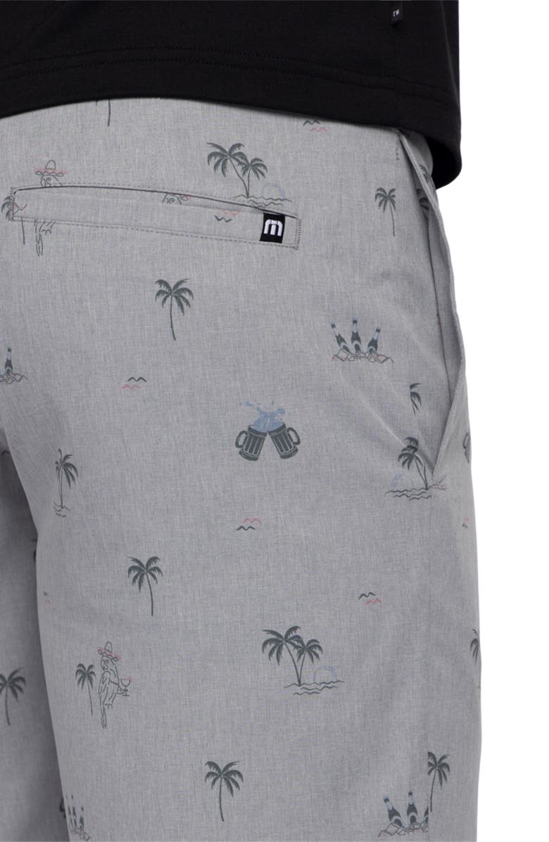 TravisMathew Straight Shot Shorts, Alternate, color, Heather Sleet