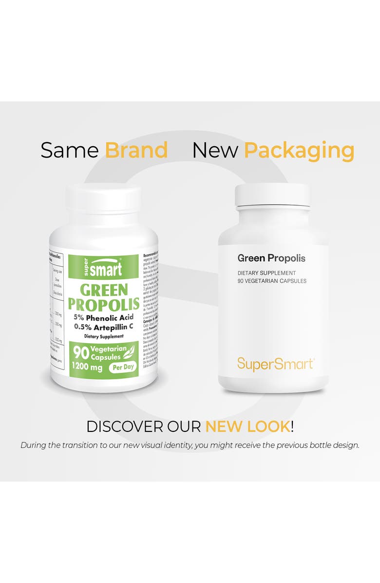 SuperSmart Green Propolis 1200mg, Alternate, color, NO COLOR