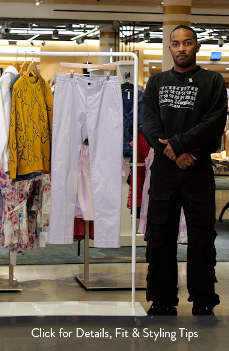 Garment Dye Slim Straight Leg Field Pants, sales video thumbnail