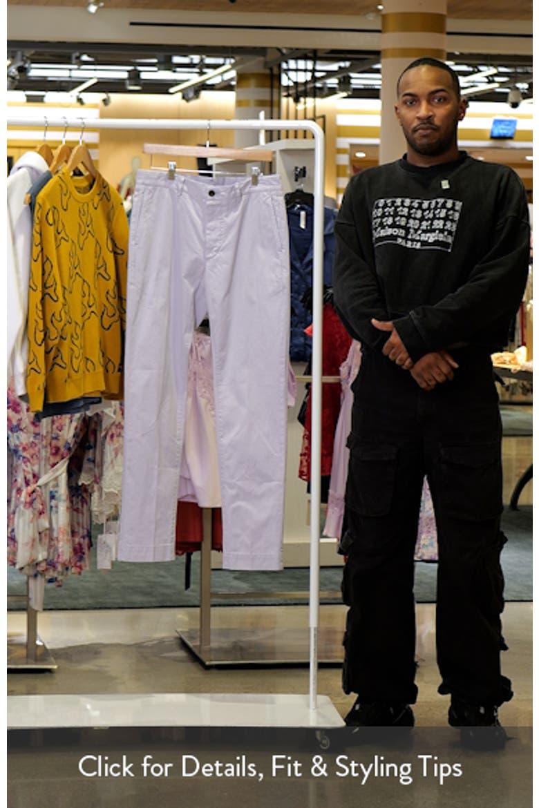 Garment Dye Slim Straight Leg Field Pants video