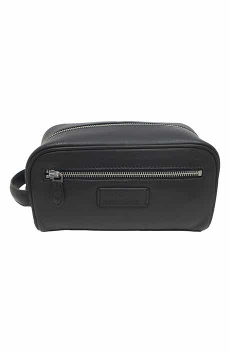Brooks Brothers Grained Leather Dopp Kit