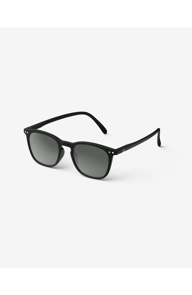 IZIPIZI #E 49mm Trapeze Reading Sunglasses, Alternate, color, Black