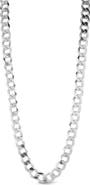 Yield of Men Men's Sterling Silver 9mm Curb Chain Necklace
