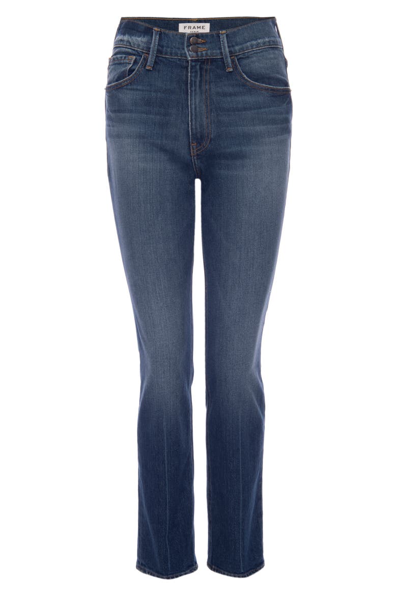 Le Sylvie Slender Straight Leg Jeans, Main, color, HALSTON