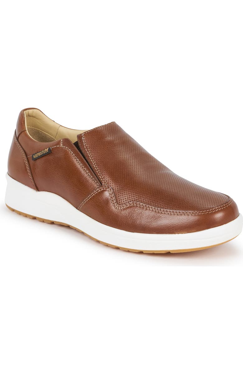 Mephisto Valter Slip-On, Main, color, Hazelnut Leather