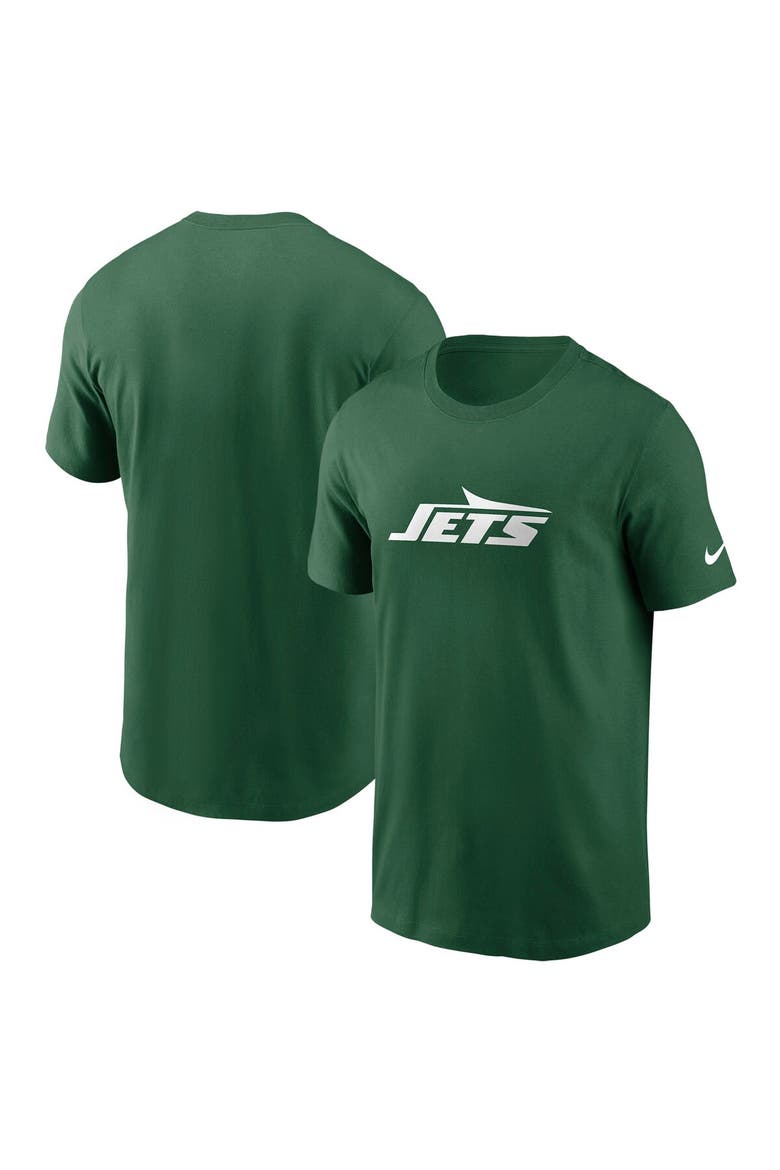Men's Nike Green New York Jets Primetime Wordmark Essential T-Shirt, Main, color, Green