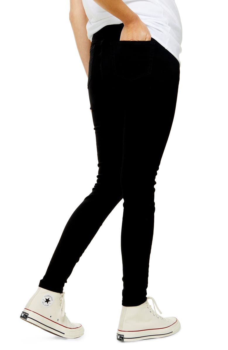 Topshop Jamie Under Bump Maternity Jeans, Alternate, color, 