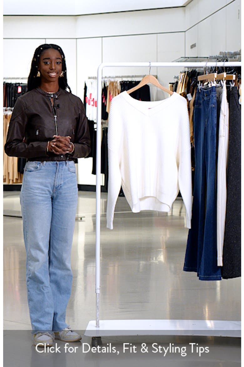 Denny Oversize V-Neck Sweater video