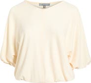 Wit & Wisdom Elbow Sleeve Blouson Top