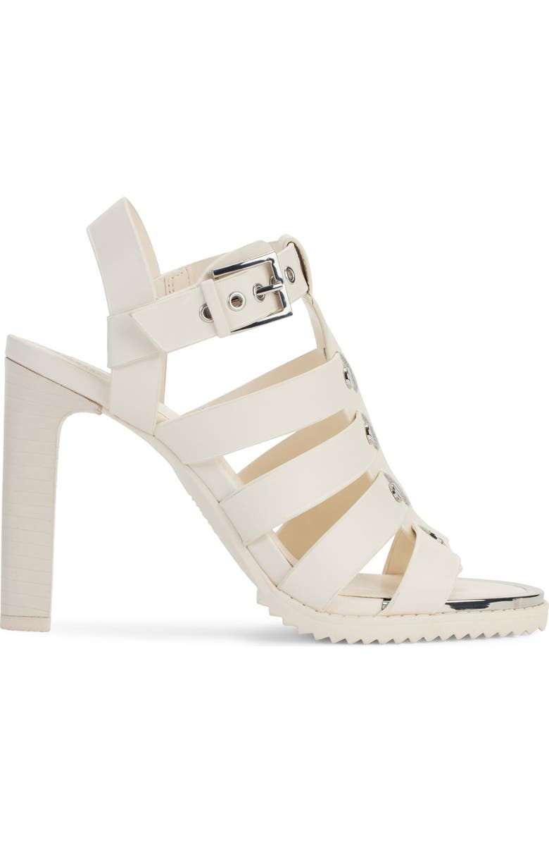 DKNY Bria Slingback Cage Sandal, Alternate, color, Egg Nog