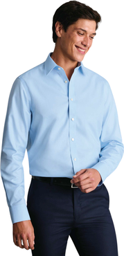 Charles Tyrwhitt Non-Iron Twill Point Collar Shirt