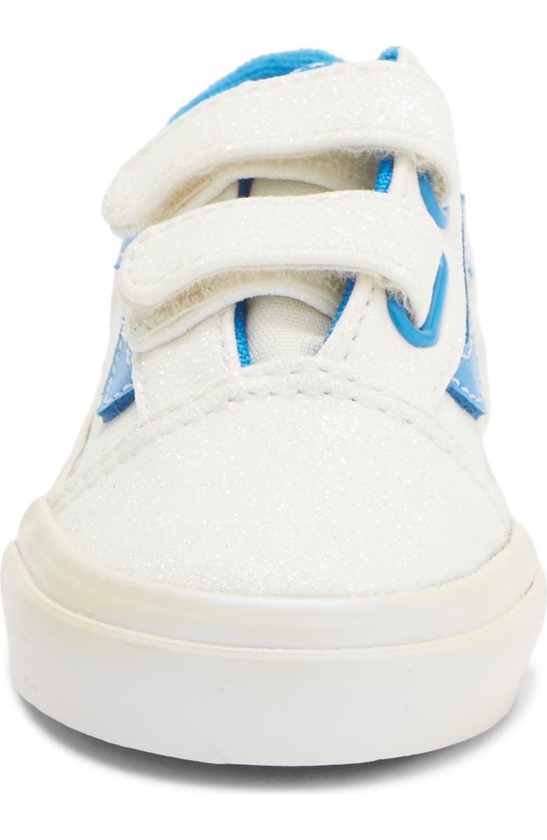Vans Kids' Old Skool V Sneaker, Alternate, color, White/Blue