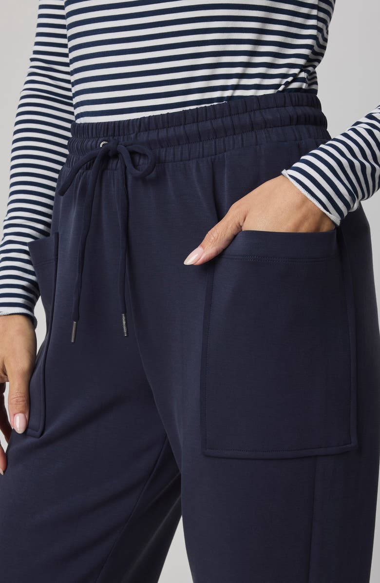 Splendid ScubaSoft Drawstring Joggers, Alternate, color, Navy Blue