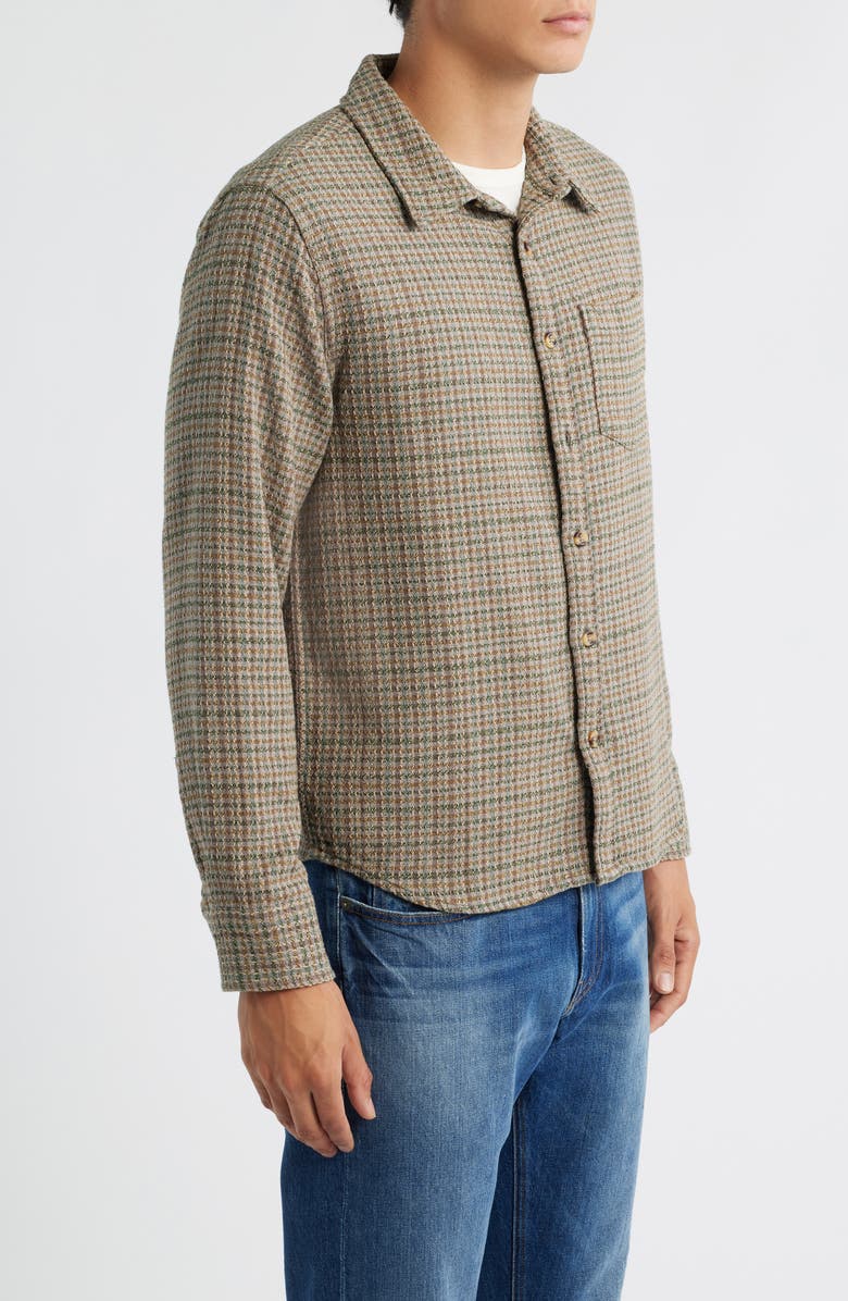 Corridor Moonrock Cotton Button-Up Shirt, Alternate, color, Taupe