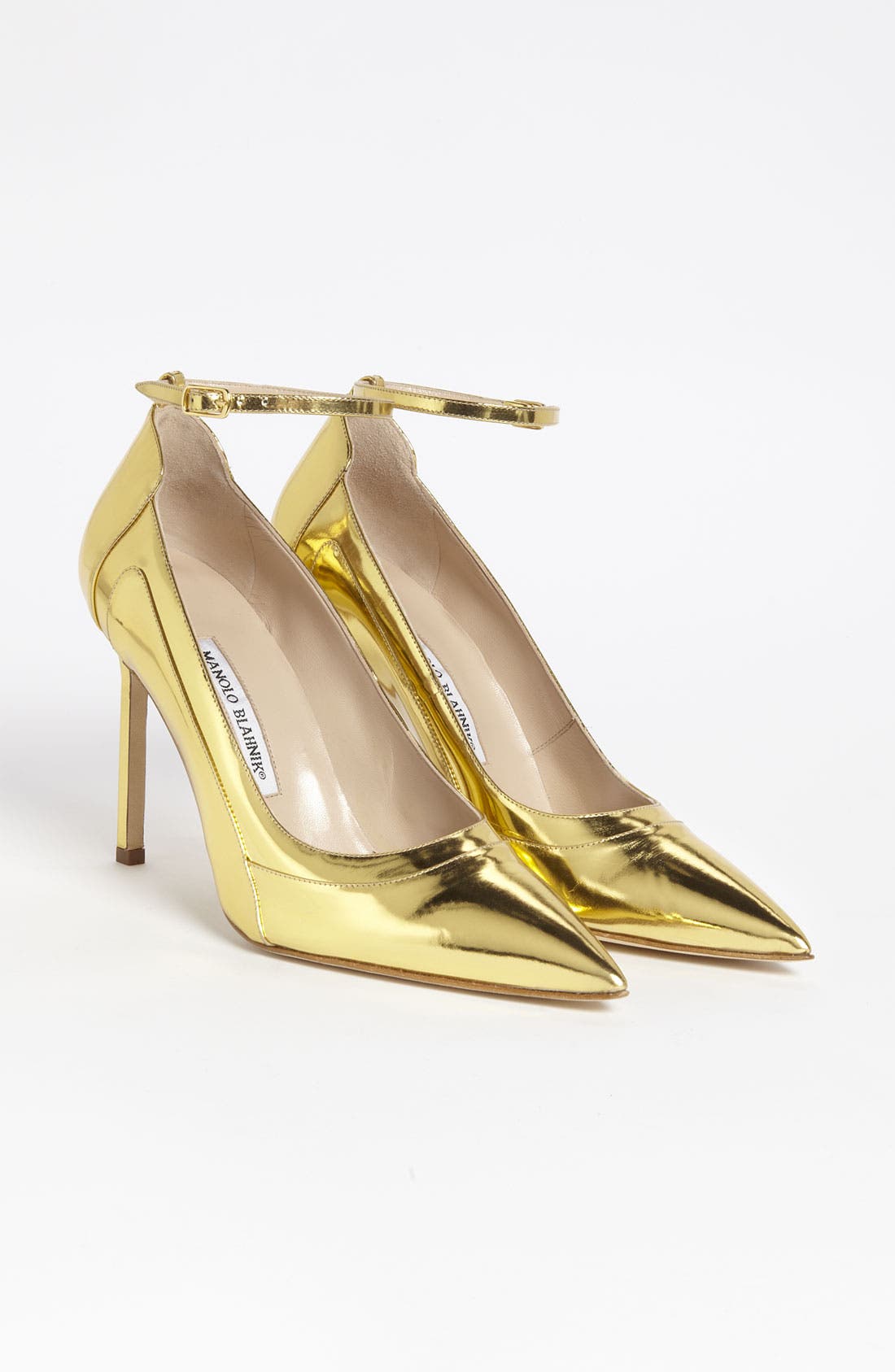 Ankle Strap Pump, Alternate, color, GOLD