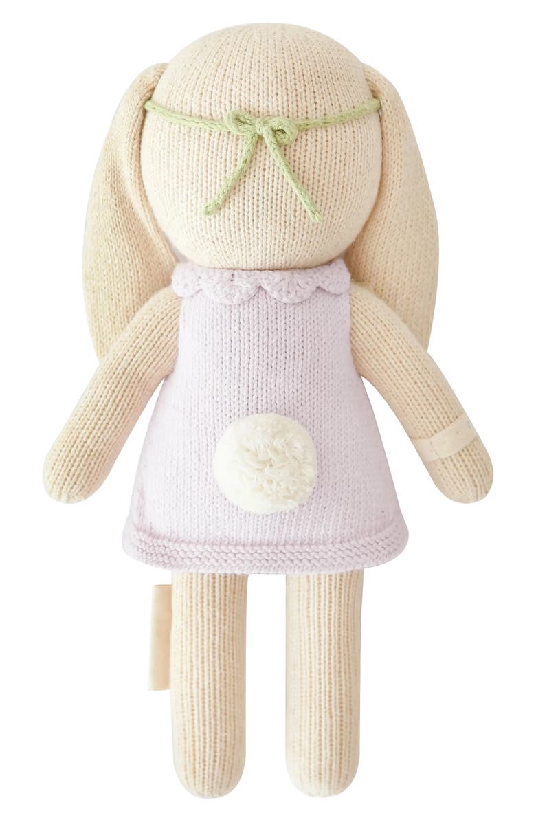 cuddle+kind Little Hannah the Bunny Stuffed Animal, Alternate, color, Violet