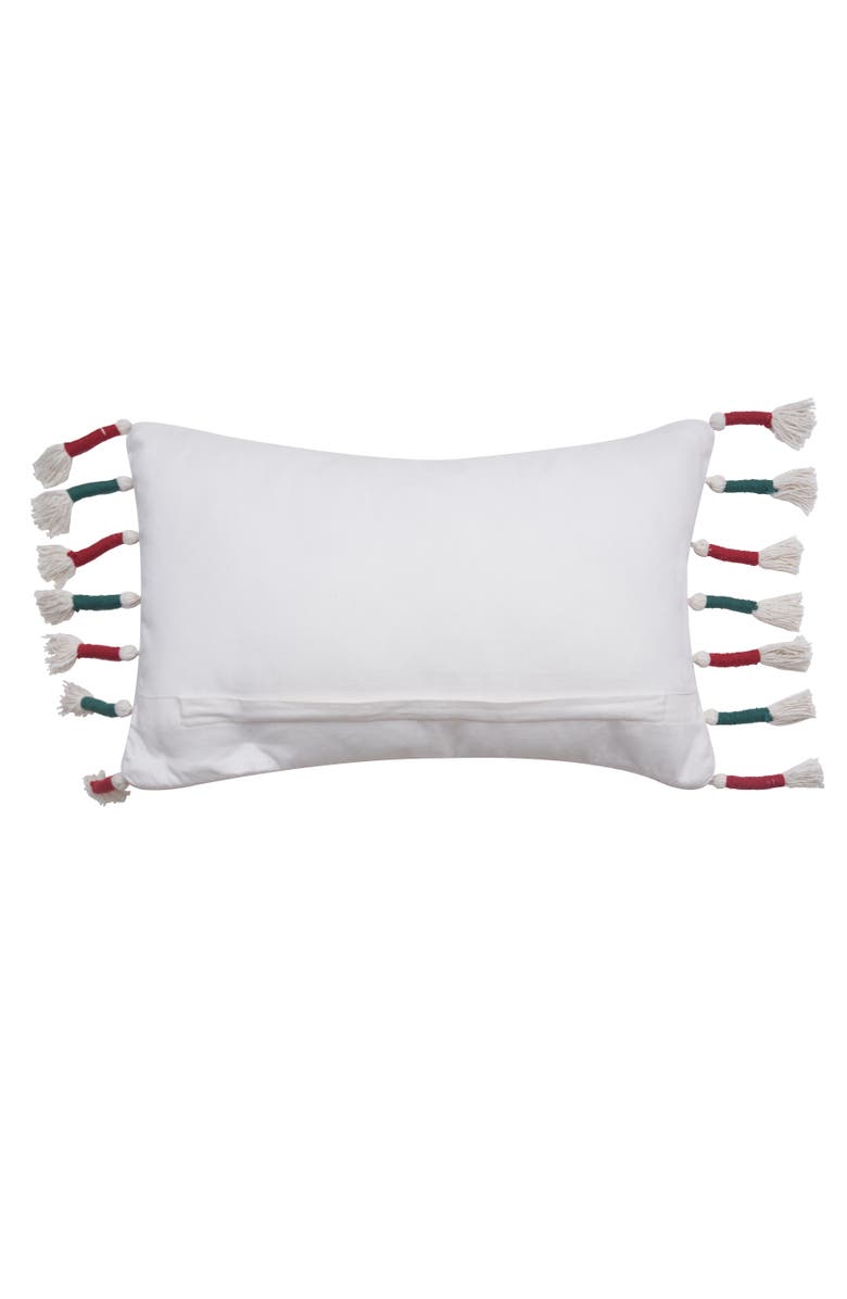 C&F Home Bethel Hand Woven Geometric Cotton Decorative Throw Pillow, Alternate, color, Green