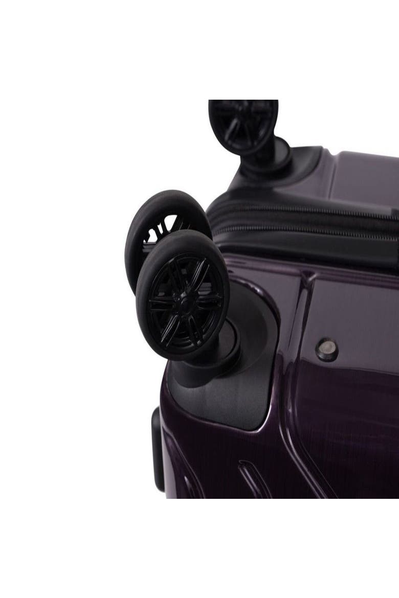 New York Elite 3 Piece (20"/24"/28") Luggage Set With 3 Packing Cubes, Alternate, color, Plum