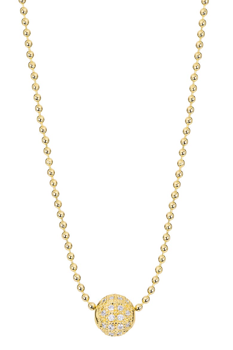 Pavé CZ Ball Beaded Necklace video