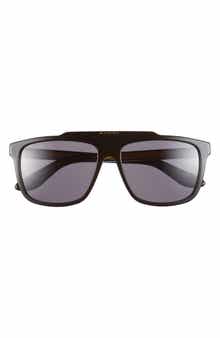 Gucci 58mm Aviator Sunglasses