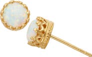 FZN 14K Gold Plate Sterling Silver Stud Earrings