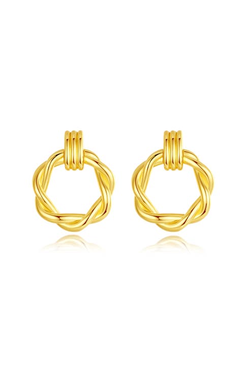 Eléa Twisted Hoop Earrings