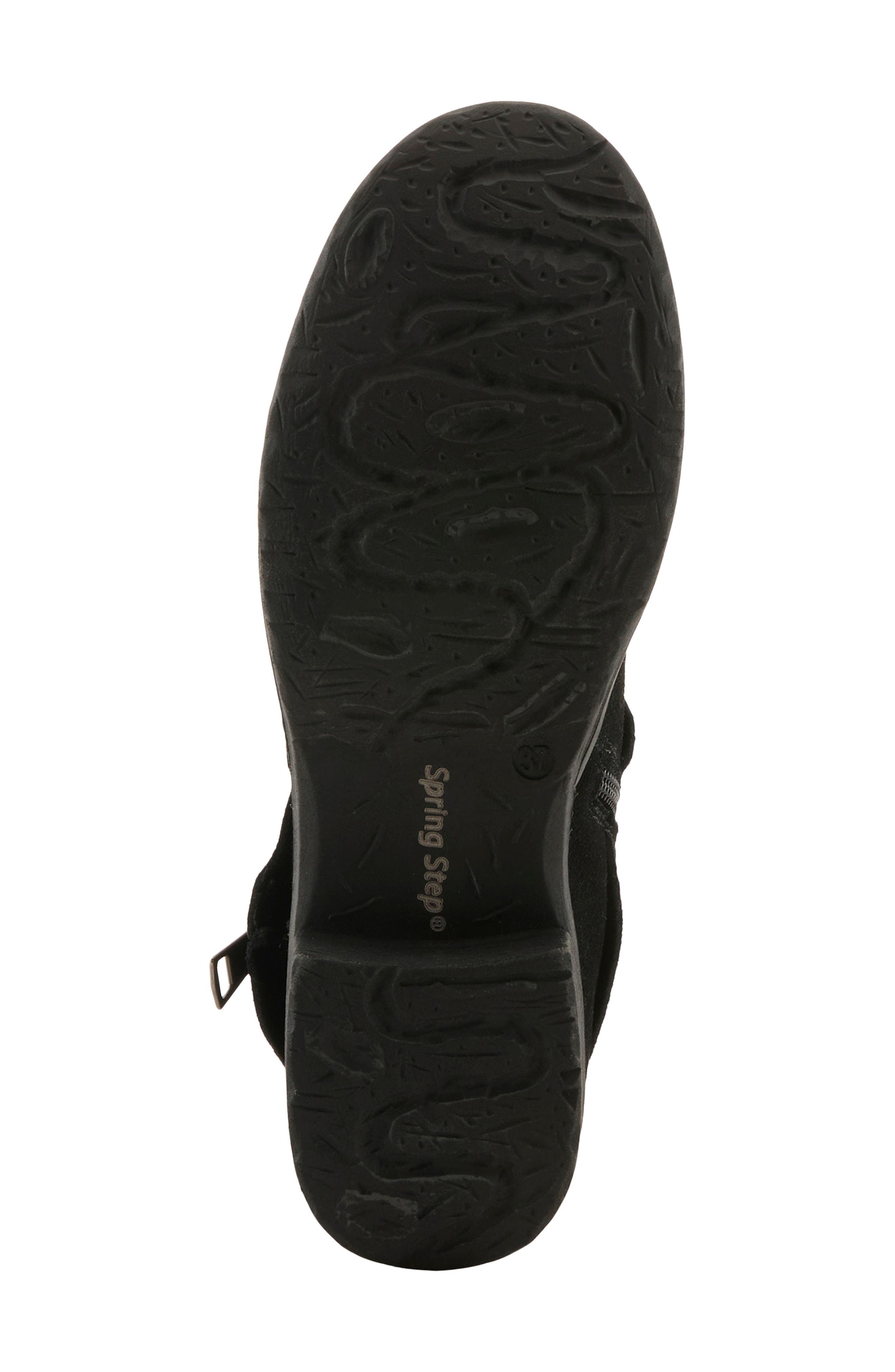 Spring Step Mazure Bootie, Alternate, color, Black Suede