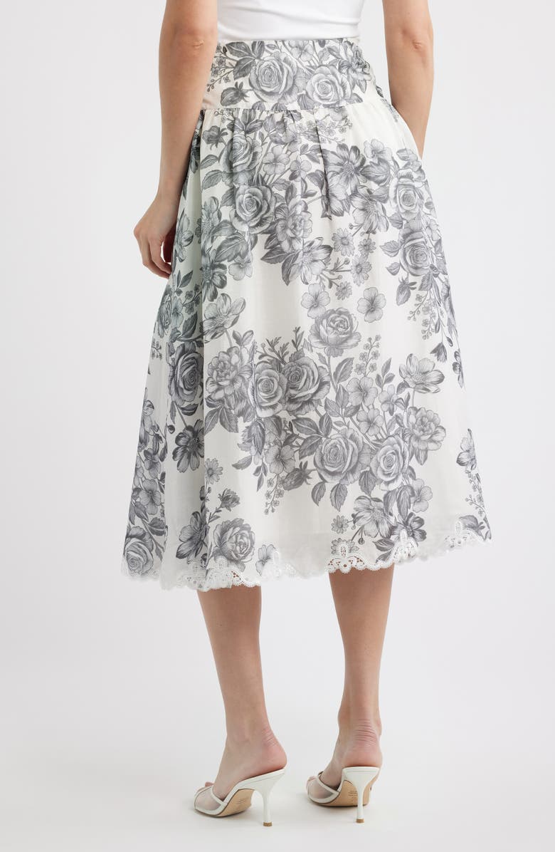 KOBI HALPERIN Lidia MidiSkirt, Alternate, color, Ivory Multi